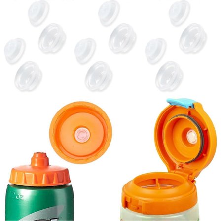 10-pakning erstatningsventiler for Gatorade-flasker, silikonventil for GX 30oz og Squeeze 32oz flasker, lekkasjesikker BPA-fri