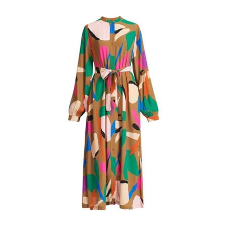 Essentiel Antwerp, Midi Dresses Bruin, Dames, Maat:L,Viscose