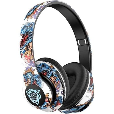 Graffiti-kuulokkeet Bluetooth Glow China Chic Real Wireless Music Sports -kuulokkeet Universal Bluetooth 5.1 40 mm:n elementit 4–8 tunnin akunkesto 