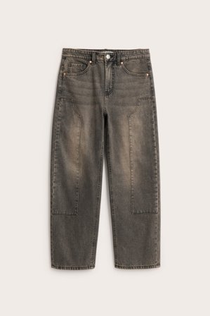 Kappahl | Jeans barrel fit | Ruskea