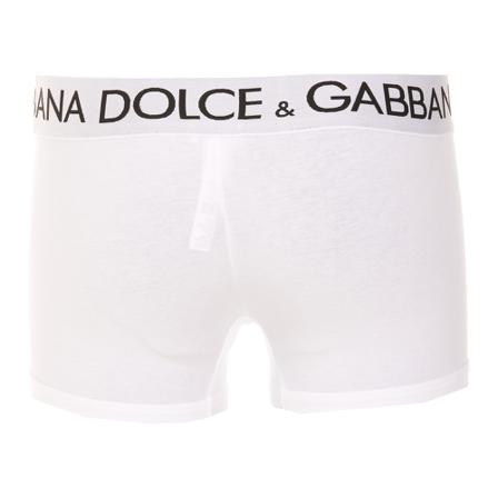 Dolce & Gabbana, Boxer Shorts Biały, Mężczyzna, Rozmiar: XL