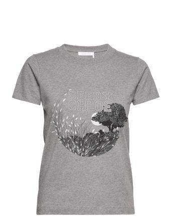Top T-shirt Top Grå See By Chloé