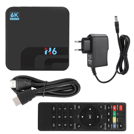 H6 4+32G Set Top TV Box VP9 Profil-2 H.265 Videokodning KLB