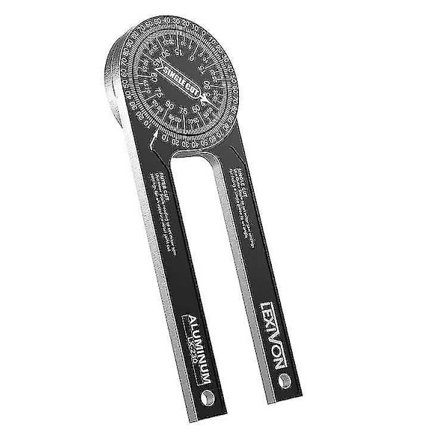 Aluminiumsvinkelmåler for kapp- og gjæringssag 360 grader