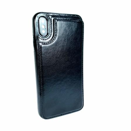 Smart Designat Plånbok Mobilskal Till Iphone Xs Max Svart
