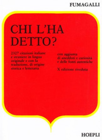 Chi l'ha detto? Giuseppe Fumagalli