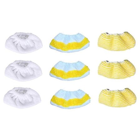 9 stk. dampmoppeklude til Karcher Easyfix SC2 SC3 SC4 SC5 håndholdt støvsuger dele mikrofiber