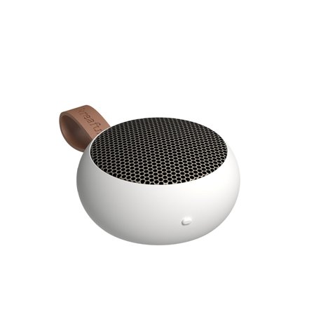 Kreafunk - aGO 2 - Bluetooth-Lautsprecher, White, Tragbar, Verbesserter Sound, IPX5, Stereo Play