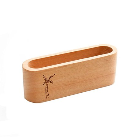 1 kpl Käyntikorttiteline, Korttinäyttöpidike, Käyntikorttiteline Puinen, Työpöydän Käyntikorttiteline Puu