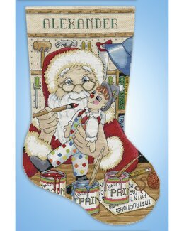 Broderipakke Julestrømpe Juleverksted - Design Works Crafts