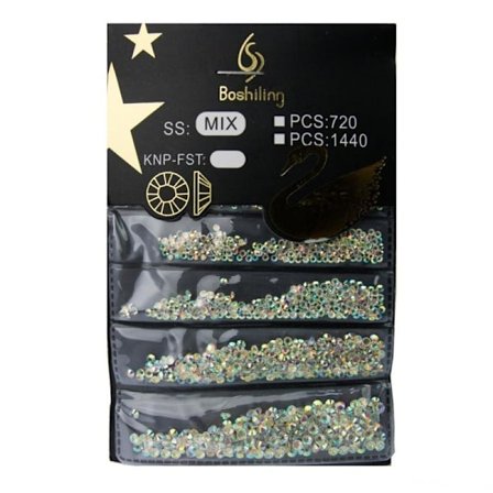 Zirkon stenar 1440 st - 4 storlekar - C1