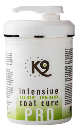 K9 Intensive Aloe Vera Coat Cure Aloe Vera hoitoaine kuivalle turkille, 500ml