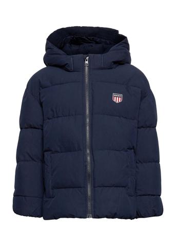 D1. Gant Retro Shield Puffer Blue GANT