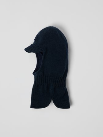Polarn O. Pyret - Balaclava merino wool lined - 52 - 54 - Childrenswear - blue