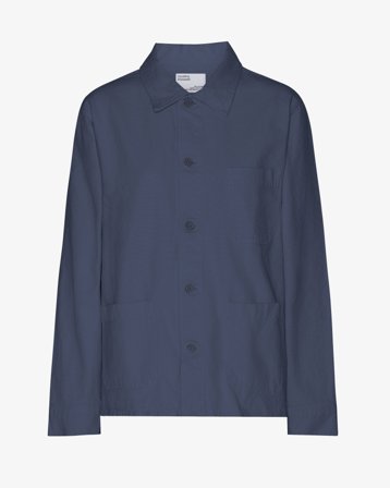 Organic Workwear Jacket - Petrol Blue S