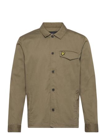 Pocketed Overshirt Overshirts Kakigrønn Lyle & Scott*Betinget Tilbud