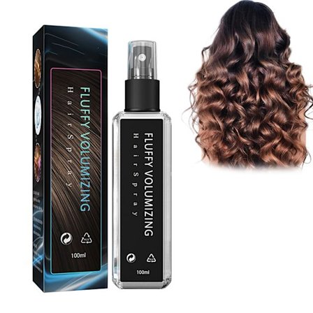 Fluffy Volumising Hårspray 100ml Pumpe Hår Ekstra Volumen Spray Ikke Fedtet Ikke Klistret Hårstyling Volumen Spray Langtidsholdbar