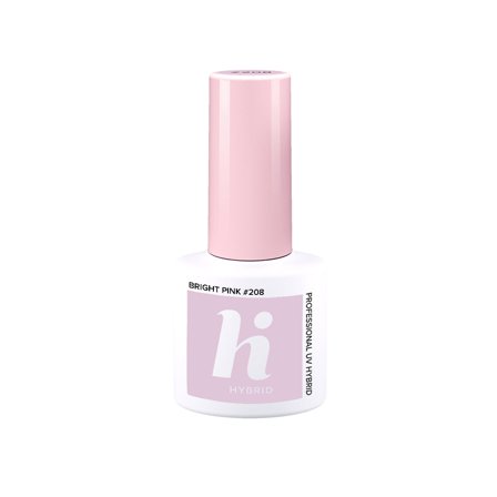 HI HYBRID Unicorn Smalto Semipermanente #208 Bright Pink 5ml - Smalto Gel e semipermanente