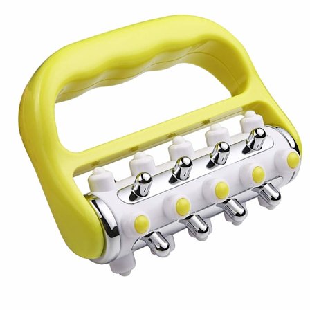 Anti-cellulitt massasjer Fascia Release og muskelmassasje Roller Mini Trigger Point Deep Tissue Myofascial Release Tool Body Massager (Gul)