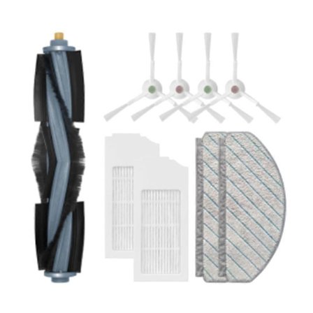 Erstatning for ECOVACS DEEBOT T10 PLUS Robotstøvsuger Reservedeler Tilbehør Hovedbørste Sidebørste Hepa Filter