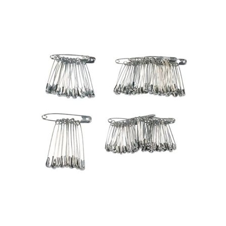 Sikkerhetsnåler 120-pk i fire forskjellige størrelser