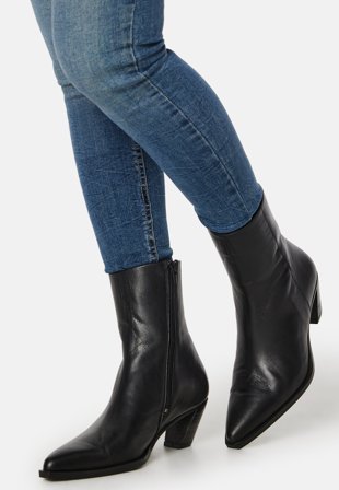 SELECTED StellaLeather Boot Black Sko