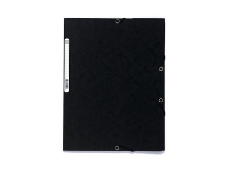 Exacompta Gummibandsmapp 3-klaff Nature Future A4, 250 ark, 240 x 320 mm, presspan, svart - Lyreco - Kontorsmaterial - Mappar och plastfickor - 