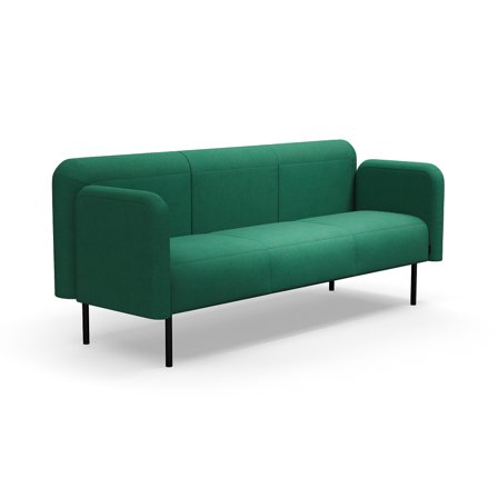 Sofa VARIETY, 3-Sitzer, Stoff Blues CSII, grün türkis