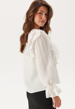 VERO MODA-Vmkausa Frill Ls Top-M