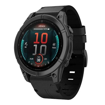 Bestselgende lærarmbånd kompatibelt med Garmin Fenix 8 AMOLED 47mm