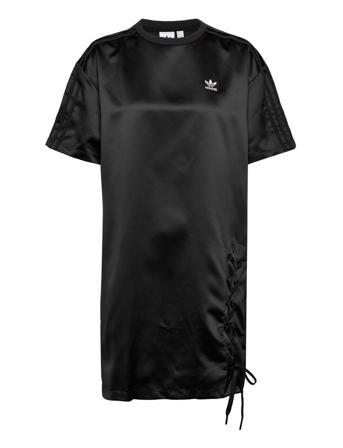 Always Original Laced Tee Dress Kort Kjole Sort Adidas Originals