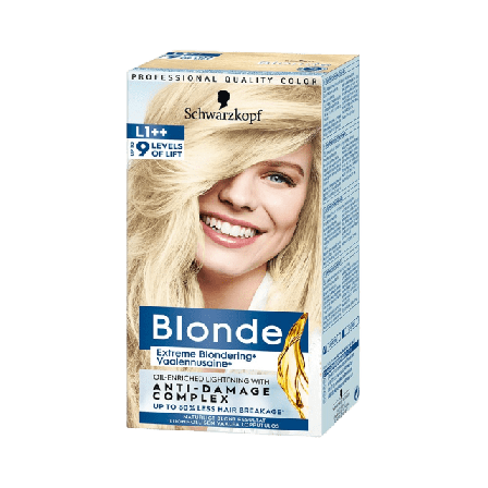 Schwarzkopf Blonde L1++ Extreme Blondering+ Hårfärg Unisex 143 ML