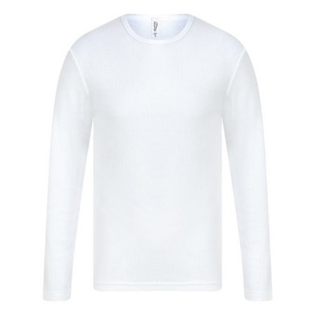 Absolute Apparel Herr Termisk Långärmad T-shirt M Vit