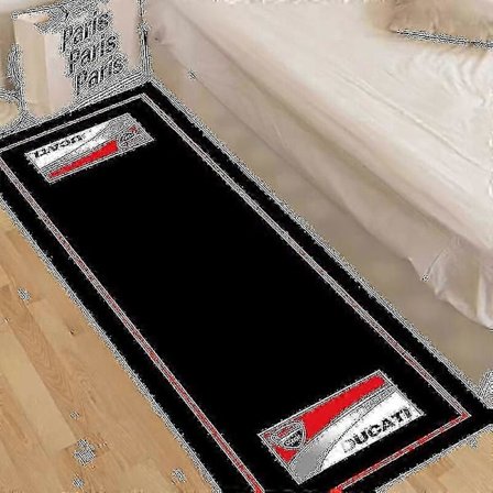 Moottoripyörän esittelymatto liukumaton matto kilpa-moottoripyörämatto Suzuki-lattia kodin sisustusmatto