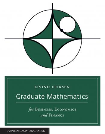 Graduate mathematics for business, economics and finance - Bok av Eivind Eriksen - Paperback