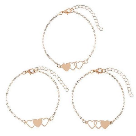 Match Rymdhjärte Armbånd Gaver til Kvinder Piger Teenagere Mænd Søster