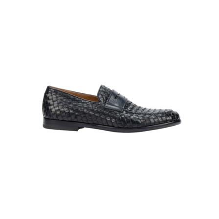 Doucal's, Wainted leather moccasins Niebieski, Mężczyzna, Rozmiar: 41 EU