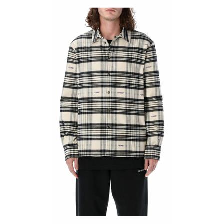 Off White, Shirts Beżowy, Mężczyzna, Rozmiar: S