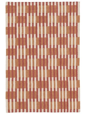 Challi 160X230 Rouge Corail Tapis