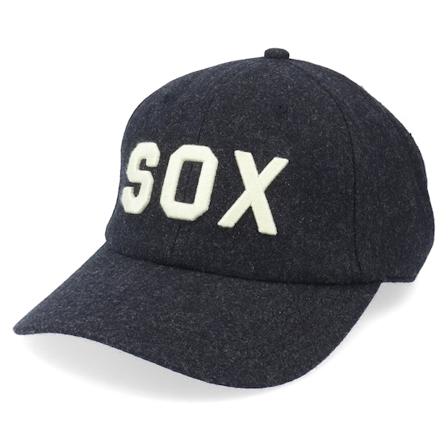 American Needle - Svart adjustable Caps - Baltimore Black Soxs Archive Legend Black Adjustable @ Hatstore