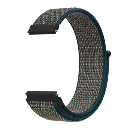 20 22mm Nylon Klockarmband För Garmin Vivoactive 3 4 5/Venu 2 Plus/Venu 3/Forerunner 55 158 265 965 745 645 255 Music Loop Armband