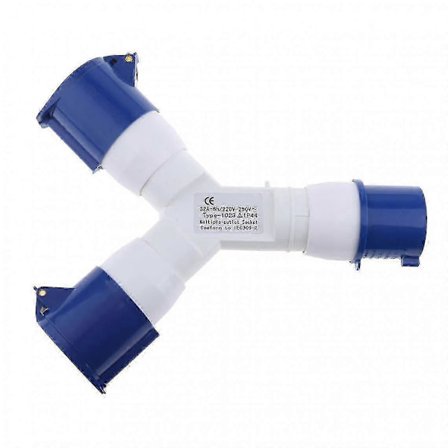 220v 32a Industriell Strømkontakt 3-veis Splitter