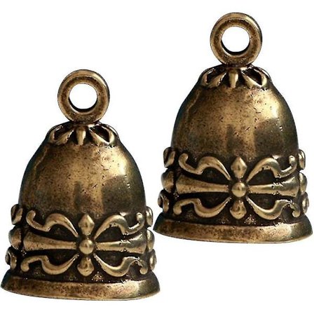 2 stk Små Klokker Vintage Messing Hengeklokker Smykker