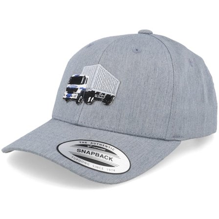 Kinder Kiddo Cap - Grau adjustable Cap - Truck Container Heather Grey Adjustable @ Hatstore