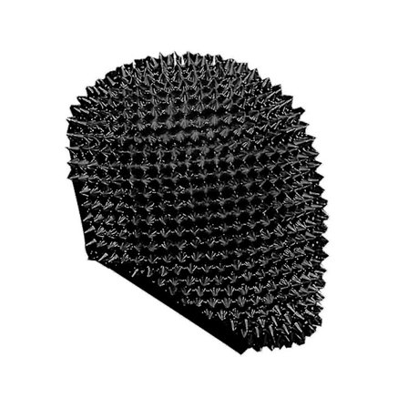 Dubbade Spikar Hel Ansikte Juvel Margiela Ansiktsskydd Halloween Cosplay Rolig Mask