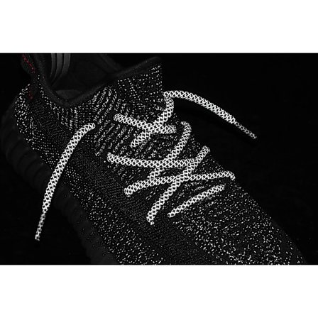 Skosnören i reflex, reflekterande skosnören, reflex. Rund modell. 120 cm långa.