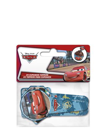 Disney Cars Bakery Paper Topper - 24 Pcs Patterned Magic Store