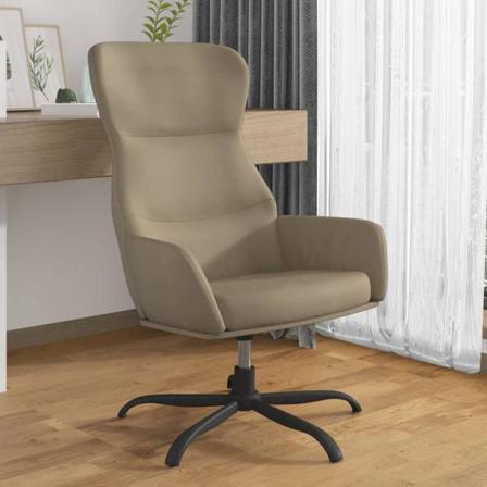 Vidaxl Reclinerfåtölj Ljusgrå Konstmocka Grå