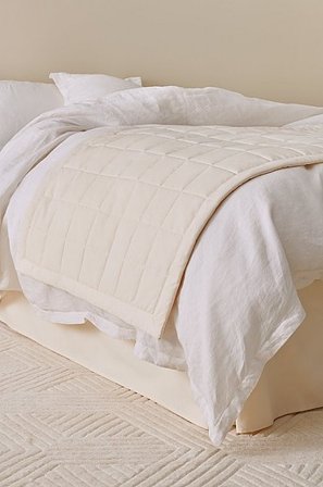 Jotex - Hotellöverkast 45 Cm Naturvit LINDEN - Köp Överkast hos Jotex