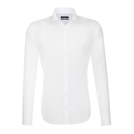 Seidensticker Business Shirt Shaped , Wit , Heren , Maat: L